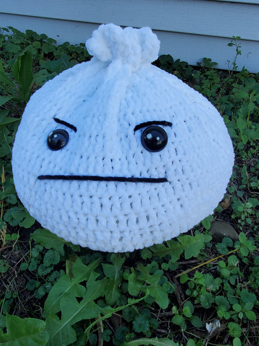 Crochet Angry Dumpling Pillow