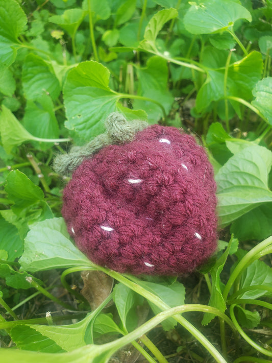Crochet Over Ripe Strawberry