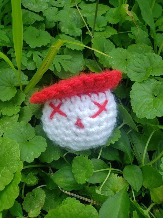 Crochet Deadly Red Mushroom