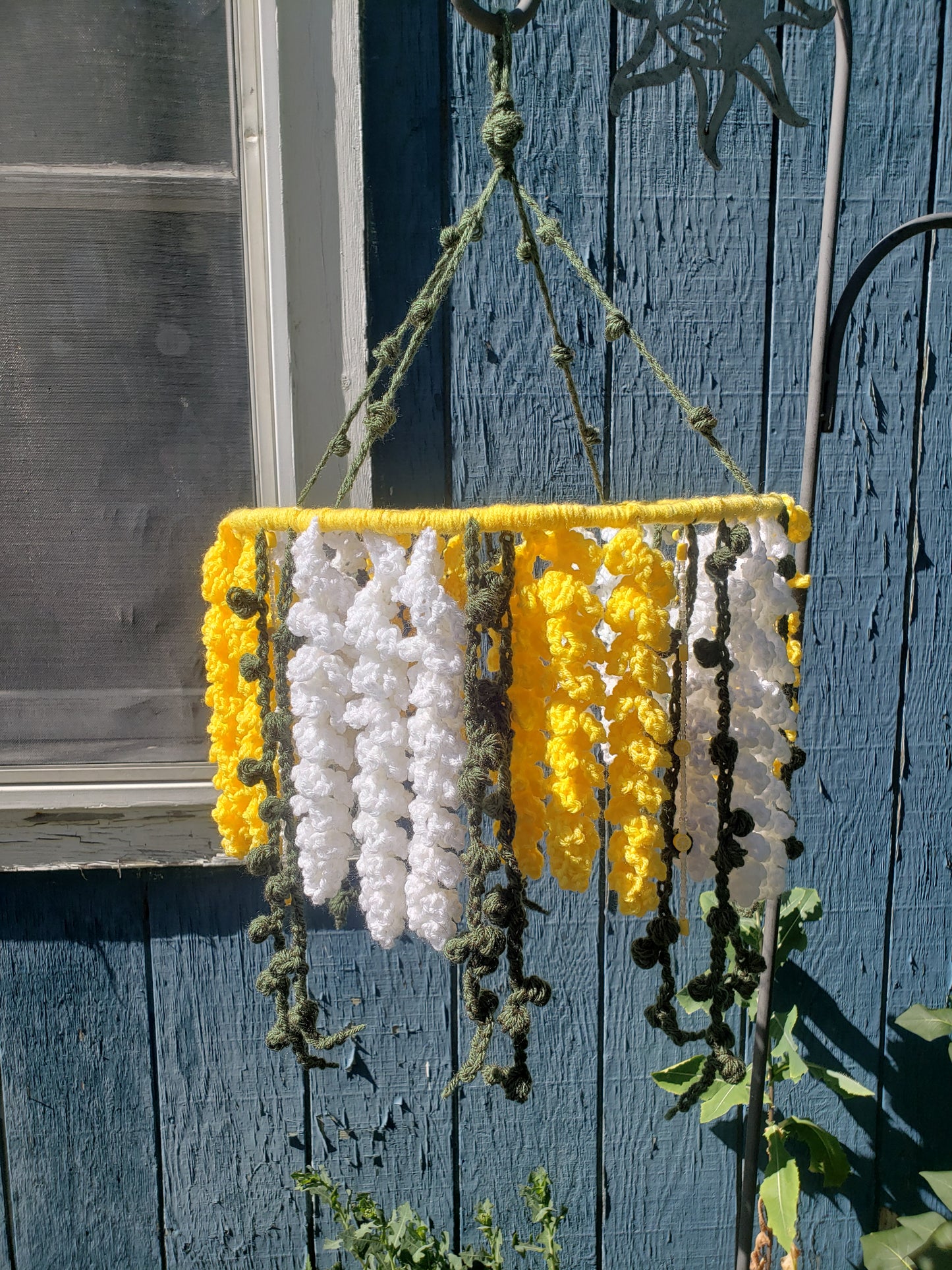 Crochet Lemon Hanging Wisteria Dream