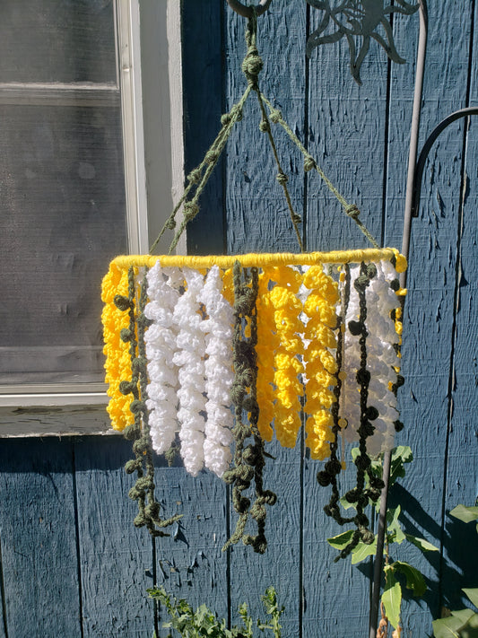 Crochet Lemon Hanging Wisteria Dream