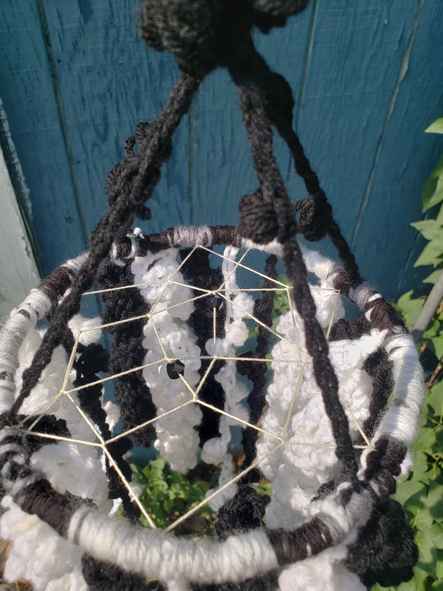 Crochet Blackout Hanging Wisteria Dream