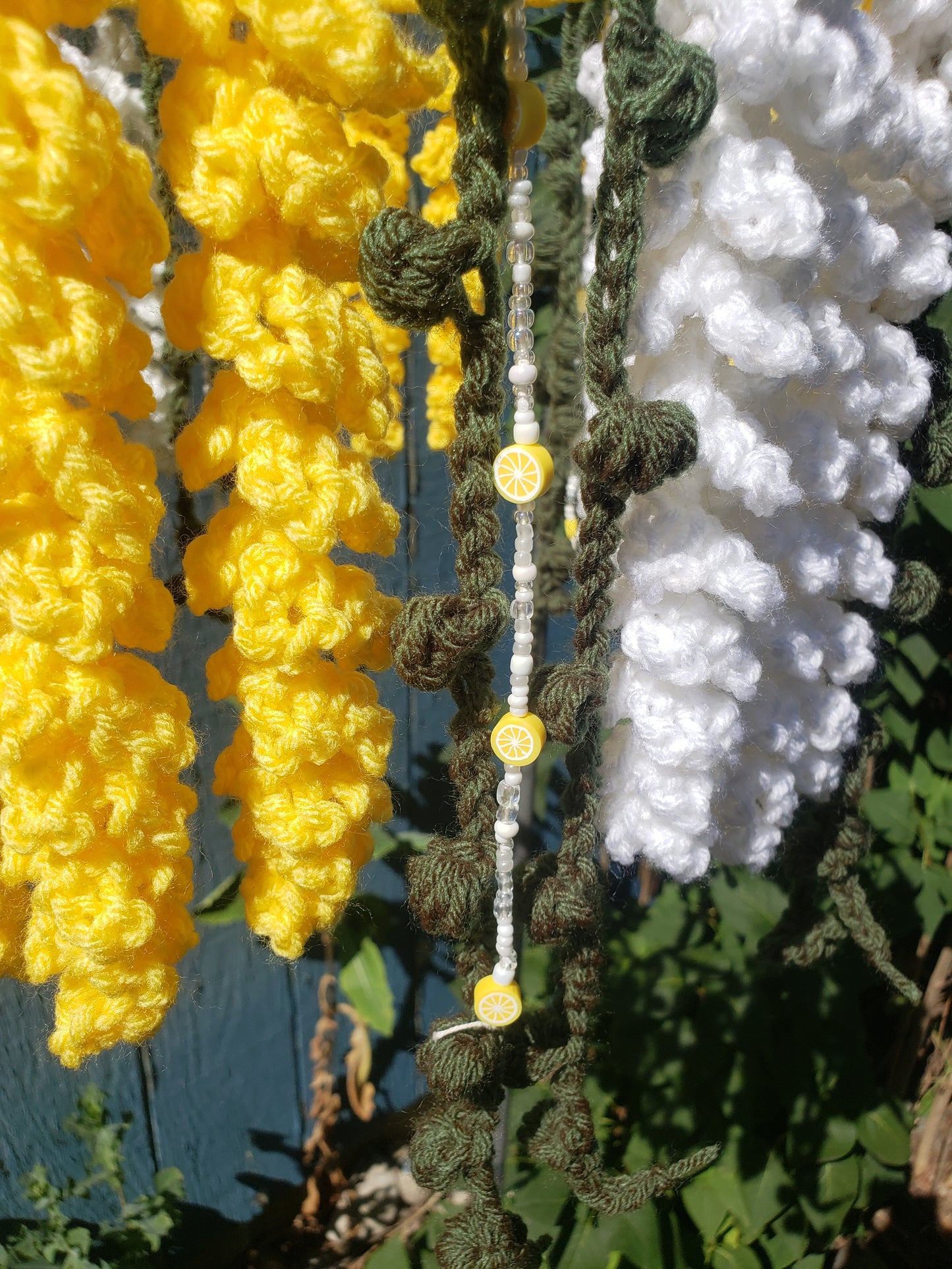 Crochet Lemon Hanging Wisteria Dream