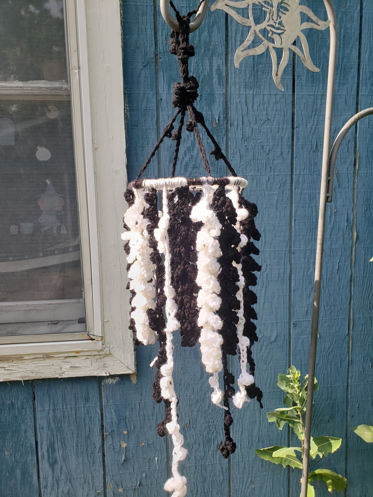 Crochet Blackout Hanging Wisteria Dream
