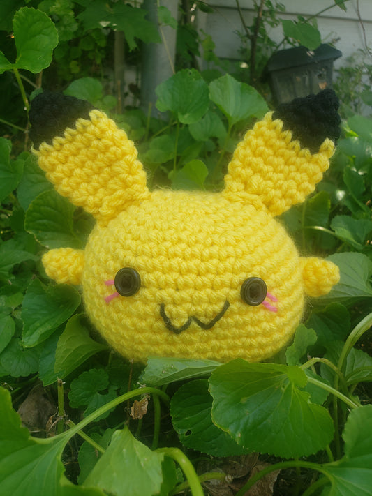 Crochet Chunky Pikachu