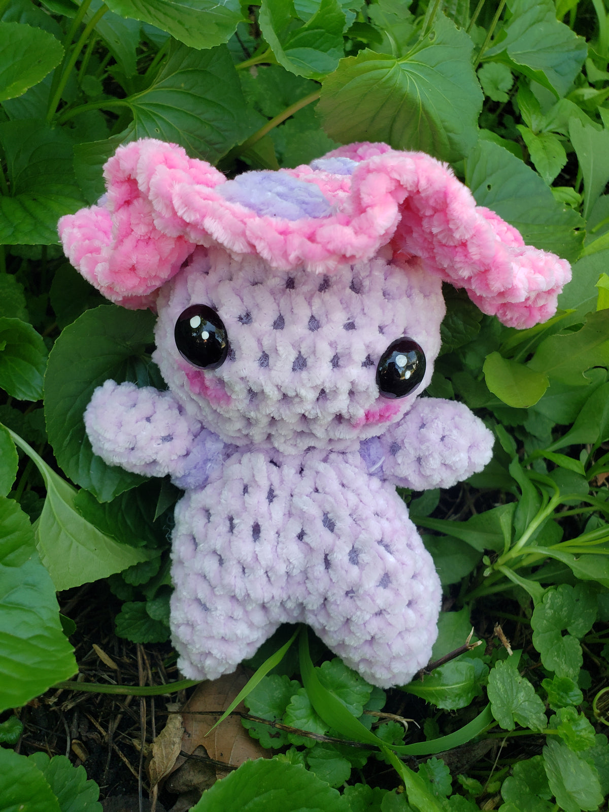 Crochet Mushroom Friend with Backpack
